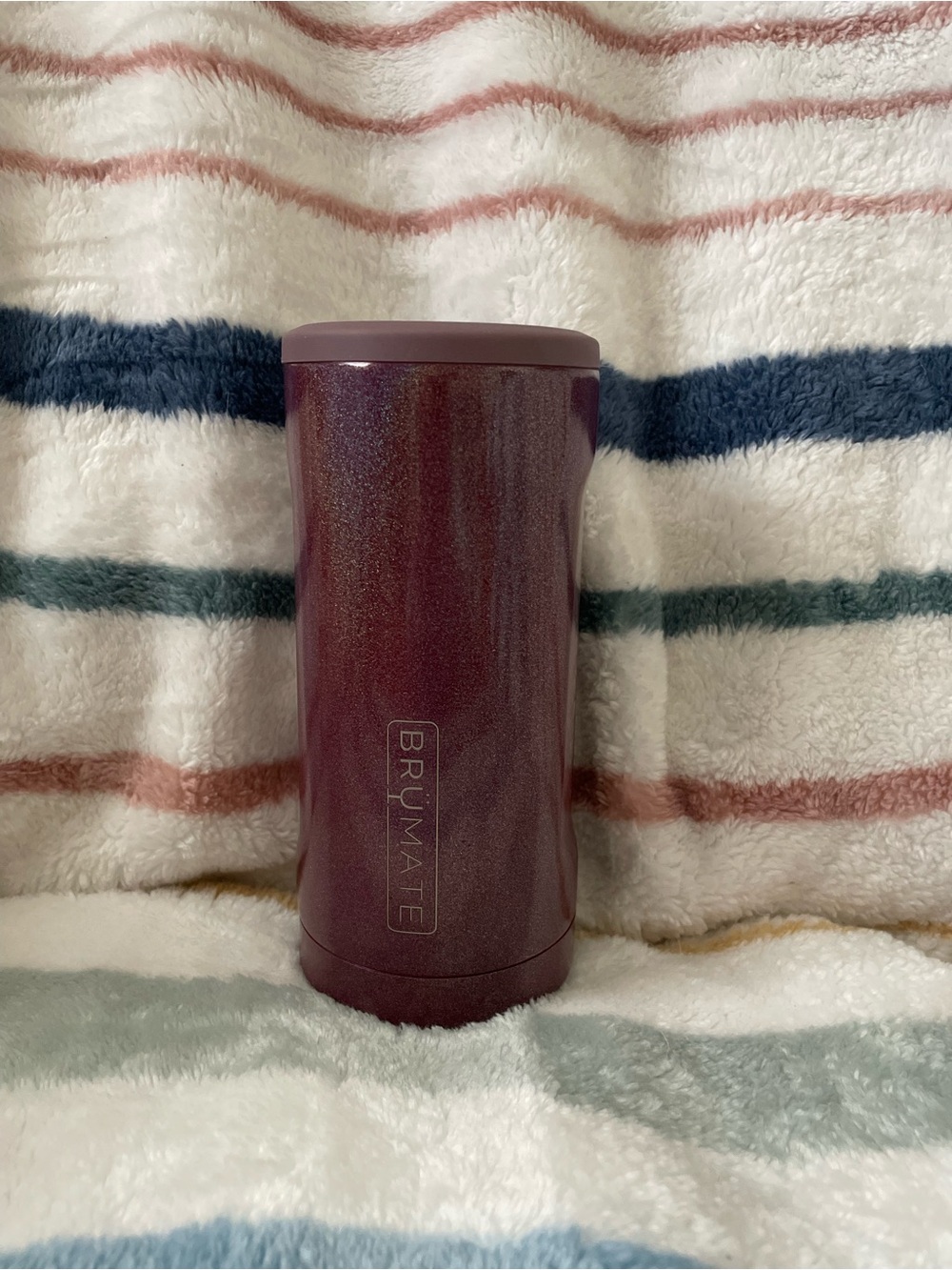 Brumate Insulated Can Cooler in Sparkling Plum